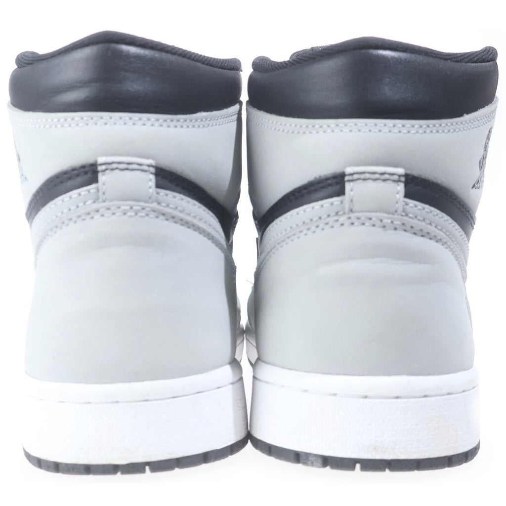 NIKE(ナイキ) AIR JORDAN 1 RETRO HIGH OG SHADOW 2.0 エアジョーダン1 シャドウ 2.0 ハイカットスニーカー グレー US8.5/26.5cm 555088-035