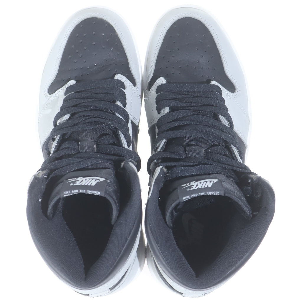 NIKE(ナイキ) AIR JORDAN 1 RETRO HIGH OG SHADOW 2.0 エアジョーダン1 シャドウ 2.0 ハイカットスニーカー グレー US8.5/26.5cm 555088-035