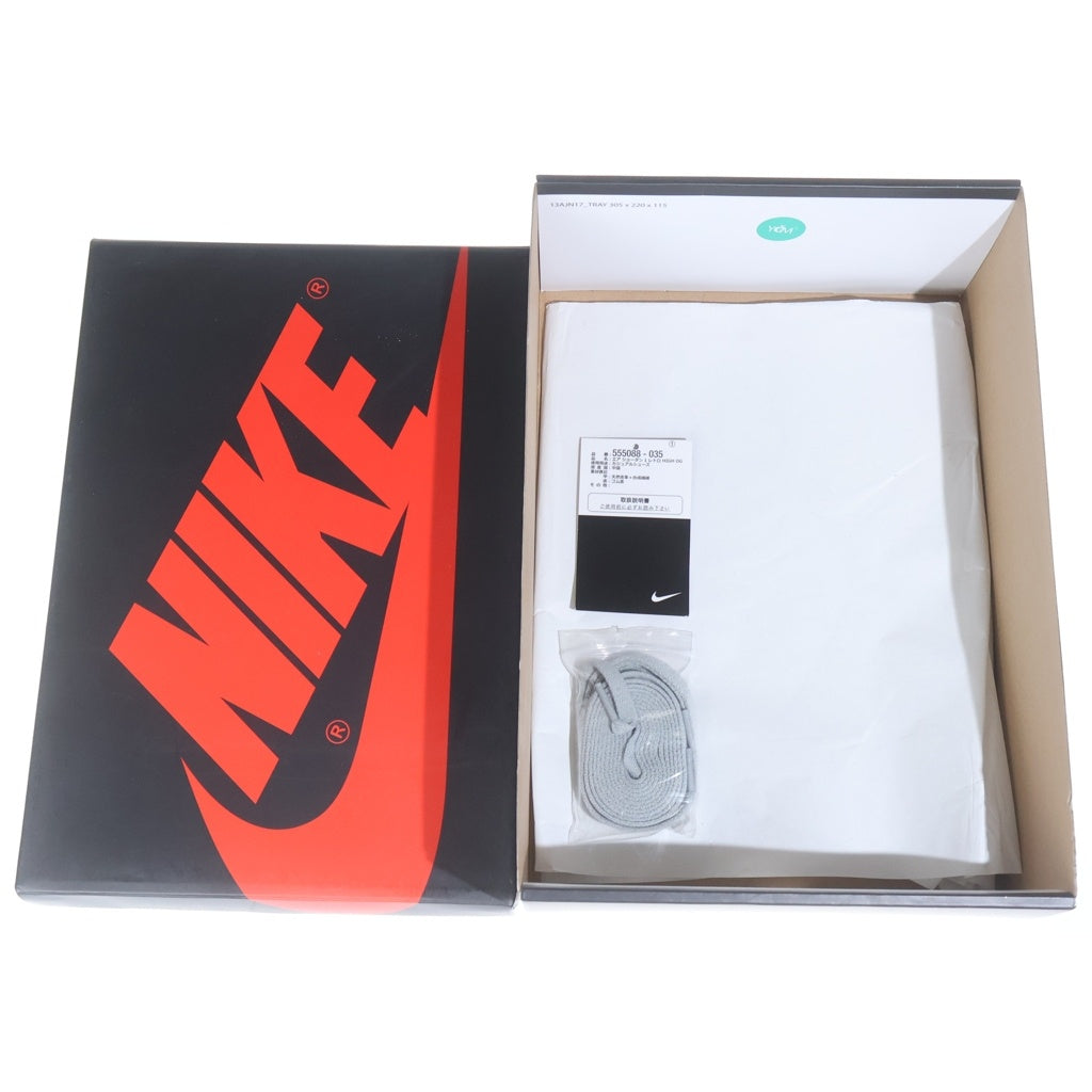 NIKE(ナイキ) AIR JORDAN 1 RETRO HIGH OG SHADOW 2.0 エアジョーダン1 シャドウ 2.0 ハイカットスニーカー グレー US8.5/26.5cm 555088-035
