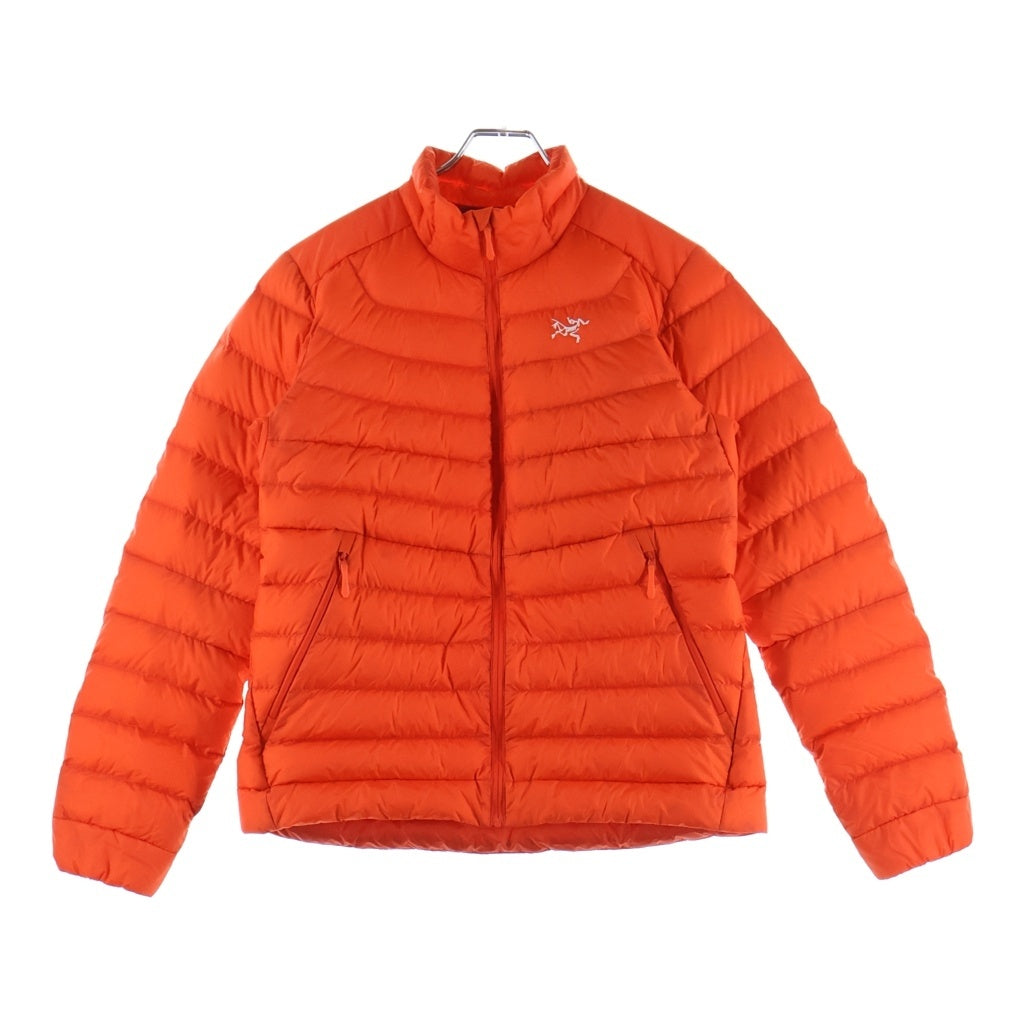 ARC'TERYX(アークテリクス) 25AW CERIUM JACKET 始祖鳥 ロゴエンブロイダリー ジップアップ ダウン セリウムジャケット レディース オレンジ X000010584