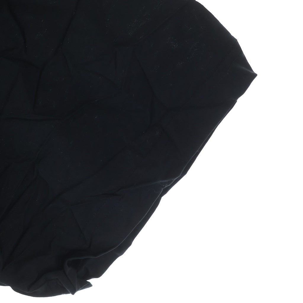 COMME des GARCONS HOMME(コムデギャルソンオム) 26SS AD2025 綿エステル天竺 製品加工 クルーネック 半袖Tシャツ カットソー ブラック HQ-T012