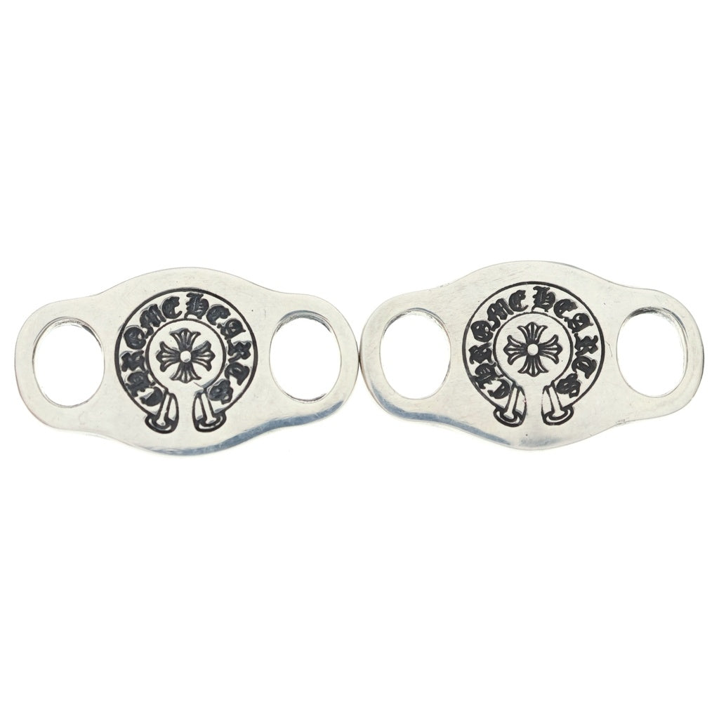 CHROME HEARTS(クロムハーツ) SHOELACE SET V1 シューレース デュブレ 2個セット シルバー BCA313