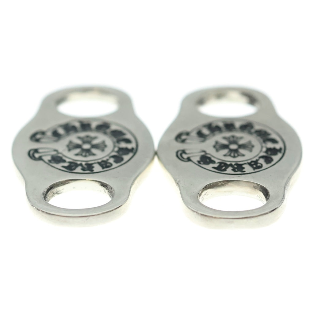 CHROME HEARTS(クロムハーツ) SHOELACE SET V1 シューレース デュブレ 2個セット シルバー BCA313