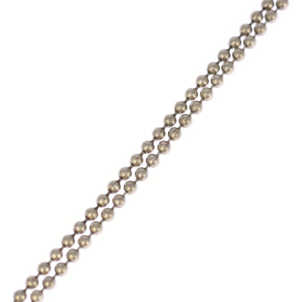 THIRTEEN DESIGNS(サーティーンデザインズ) DOUBLE F.D.L. RAZOR BLADE PENDANT ダブル レイザーブレード ペンダントトップ ネックレス シルバー TDPD-063