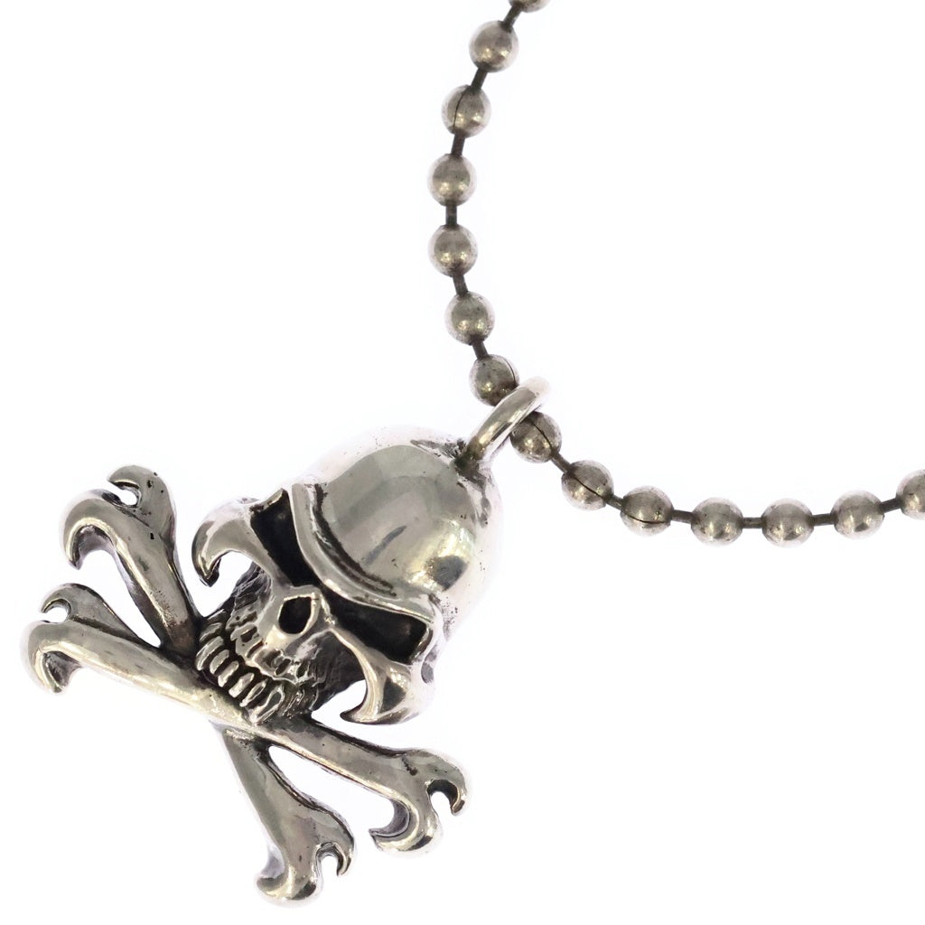 THIRTEEN DESIGNS(サーティーンデザインズ) DEVIL KILLER PIRATE SKULL PENDANT デビルキラー パイレーツ スカルペンダントトップ シルバー TDPD-035