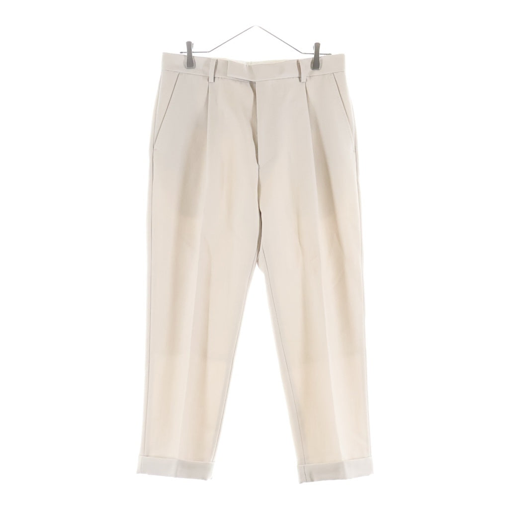 WACKO MARIA(ワコマリア) 26SS ×DORMEUIL PLEATED TROUSERS TYPE-2 ドーメル プリーツド トラウザーズ スラックスパンツ ベージュ 26SS-WMP-TR02