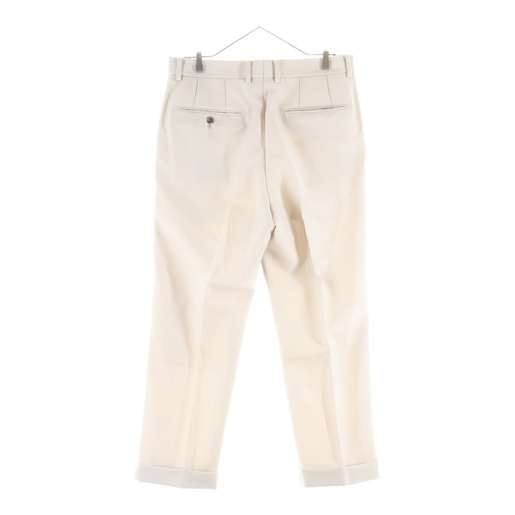 WACKO MARIA(ワコマリア) 26SS ×DORMEUIL PLEATED TROUSERS TYPE-2 ドーメル プリーツド トラウザーズ スラックスパンツ ベージュ 26SS-WMP-TR02