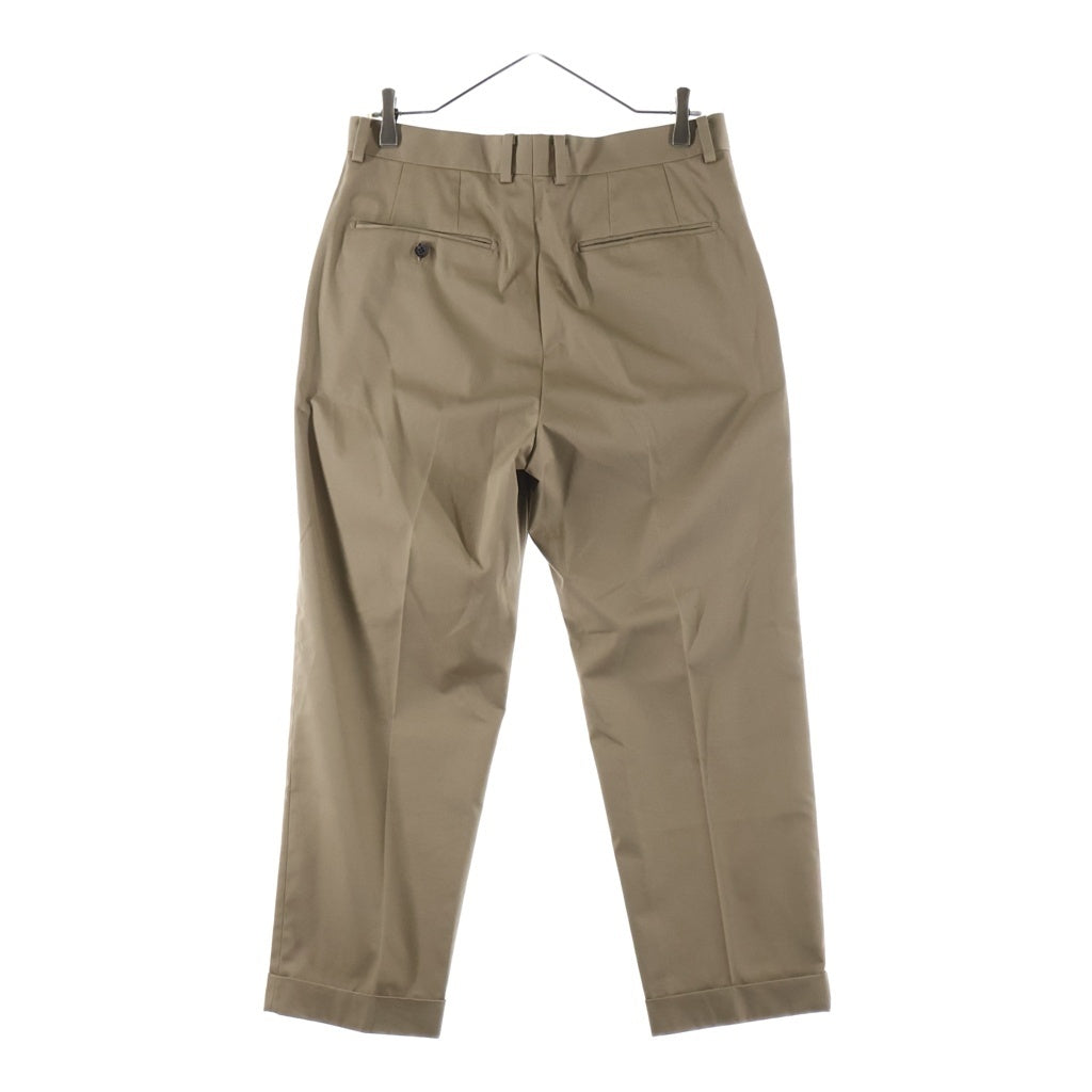 WACKO MARIA(ワコマリア) 25SS PLEATED TROUSERS TYPE-2 プリーツド トラウザーズ スラックスパンツ ベージュ 25SSE-WMP-TR01