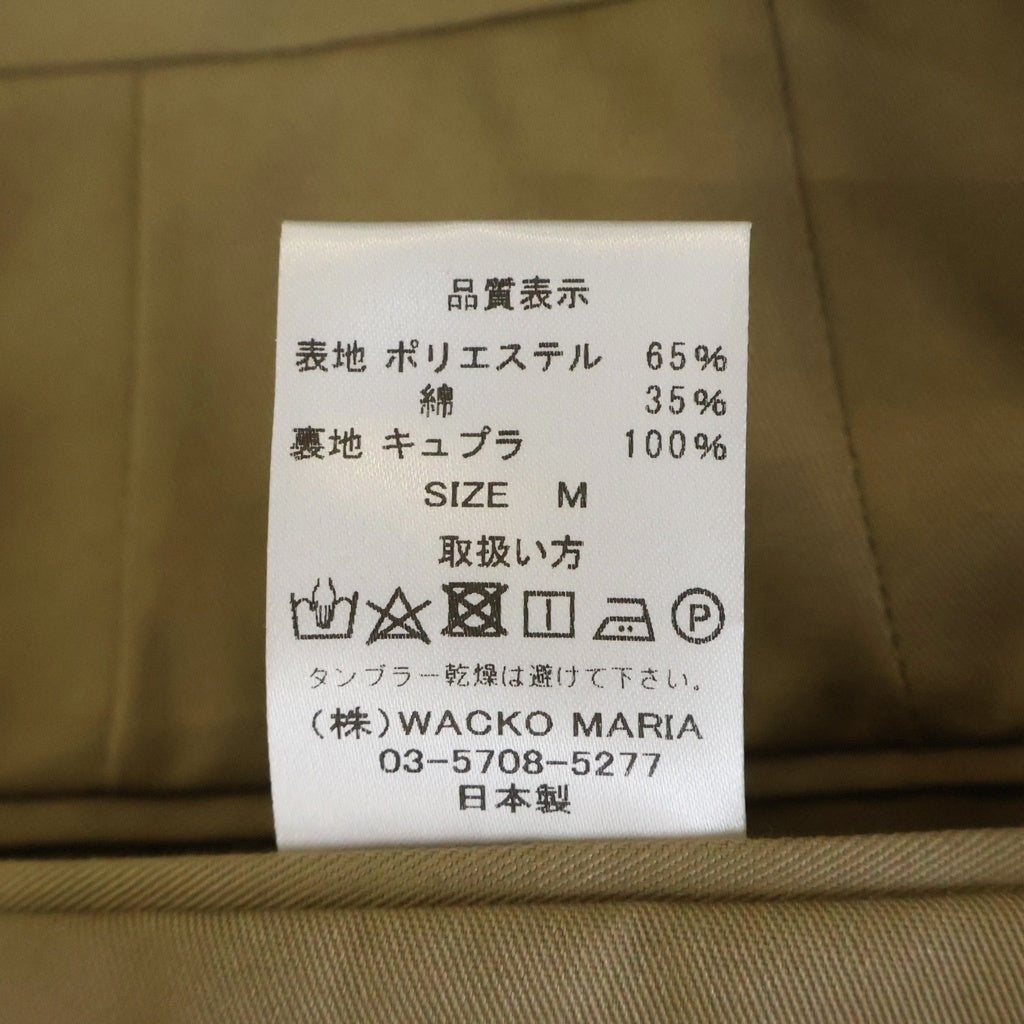 WACKO MARIA(ワコマリア) 25SS PLEATED TROUSERS TYPE-2 プリーツド トラウザーズ スラックスパンツ ベージュ 25SSE-WMP-TR01