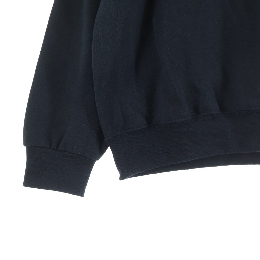 WACKO MARIA(ワコマリア) 24AW ×PULP FICTION CREW NECK SWEAT SHIRT TYPE-5 パルプフィクション フロント刺繍 クルーネックスウェットトレーナー ブラック PF-WM-SS11