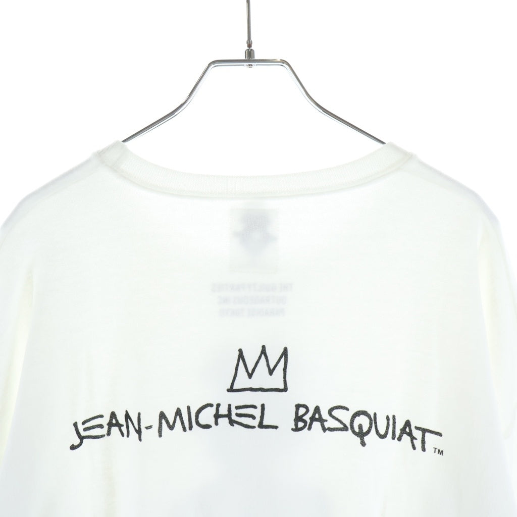 WACKO MARIA(ワコマリア) 23SS ×JEAN MICHEL BASQUIAT CREW NECK SWEAT SHIRT ジャンミシェルバスキア クルーネックスウェットトレーナー ホワイト BASQUIAT-WM-SS05