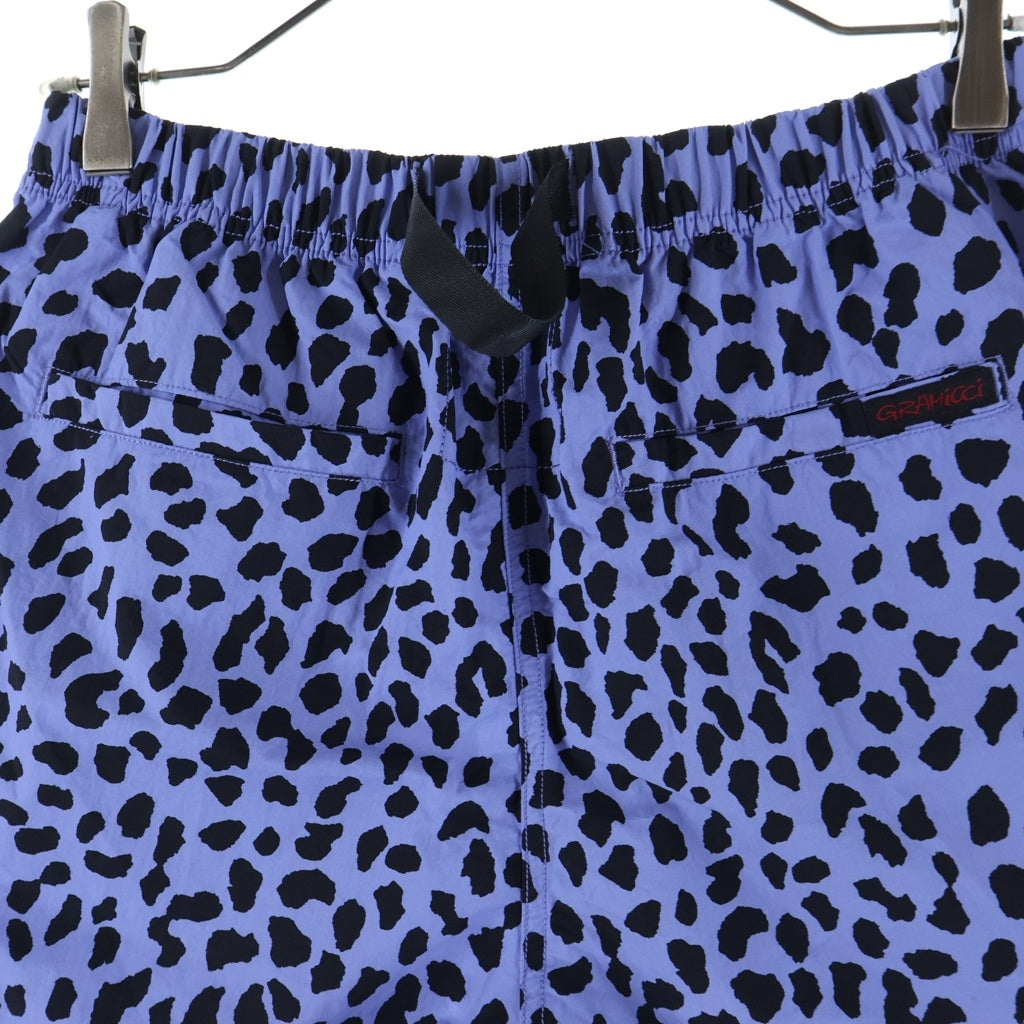 WACKO MARIA(ワコマリア) 23SS ×GRAMICCI LEOPARD SHORT グラミチ レオパード ナイロンショーツ ハーフパンツ ブルー GMP3-S3022