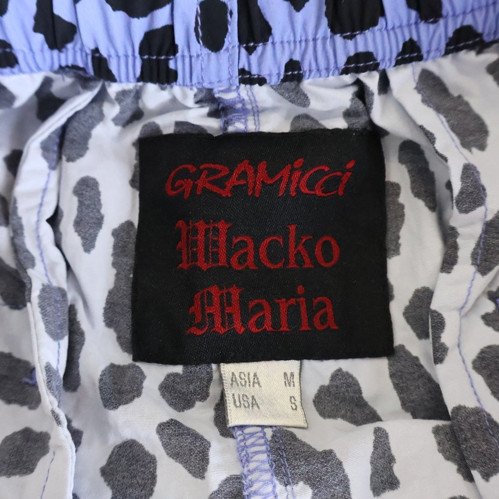 WACKO MARIA(ワコマリア) 23SS ×GRAMICCI LEOPARD SHORT グラミチ レオパード ナイロンショーツ ハーフパンツ ブルー GMP3-S3022