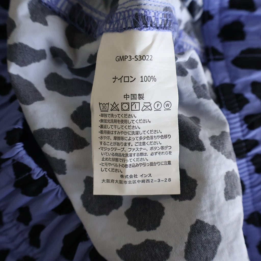 WACKO MARIA(ワコマリア) 23SS ×GRAMICCI LEOPARD SHORT グラミチ レオパード ナイロンショーツ ハーフパンツ ブルー GMP3-S3022