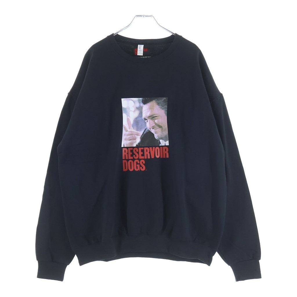 WACKO MARIA(ワコマリア) 24SS ×RESERVOIR DOGS CREW NECK SWEAT SHIRT TYPE-4 レザボア ドッグス クルーネックスウェットトレーナー ブラック RD-WM-SS11