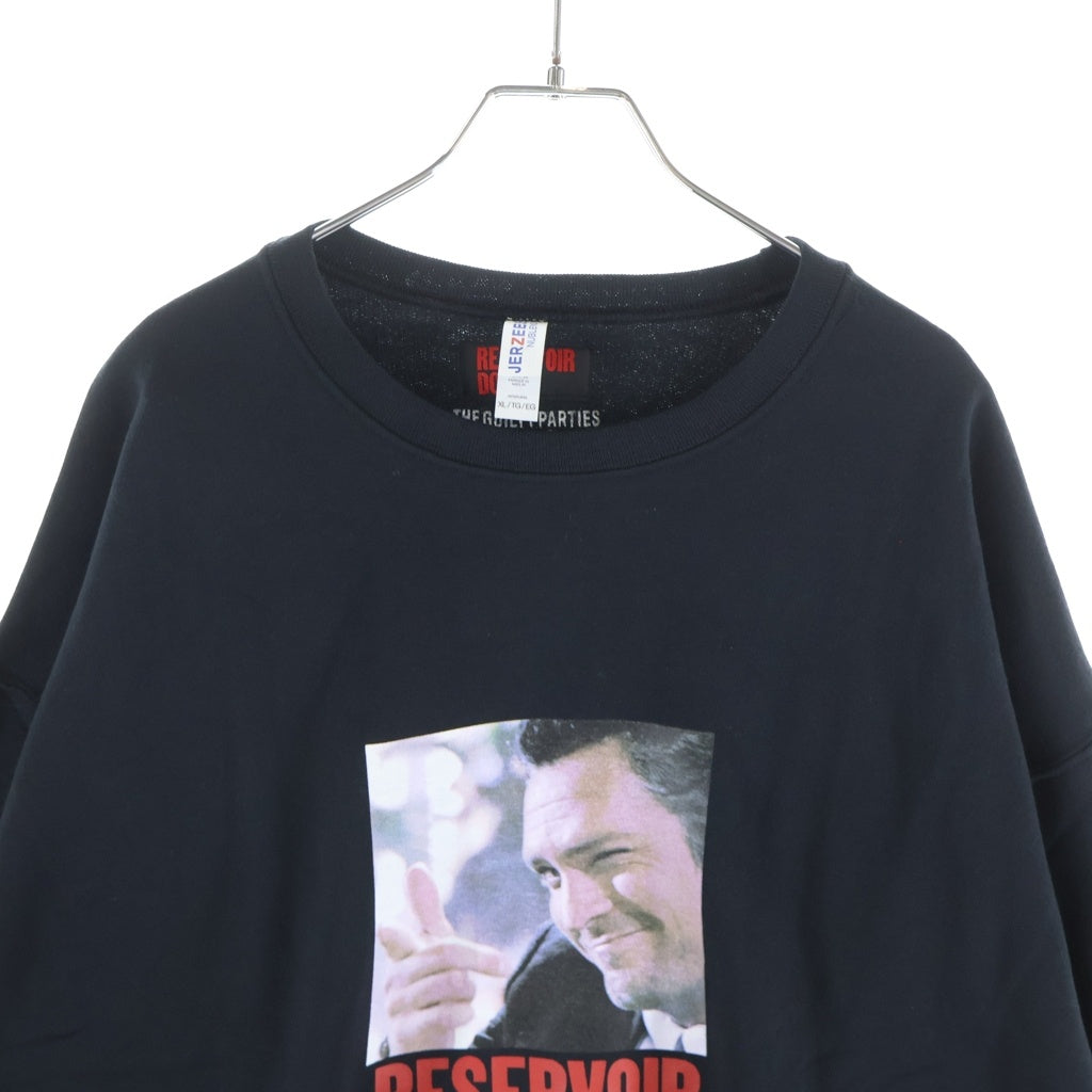 WACKO MARIA(ワコマリア) 24SS ×RESERVOIR DOGS CREW NECK SWEAT SHIRT TYPE-4 レザボア ドッグス クルーネックスウェットトレーナー ブラック RD-WM-SS11