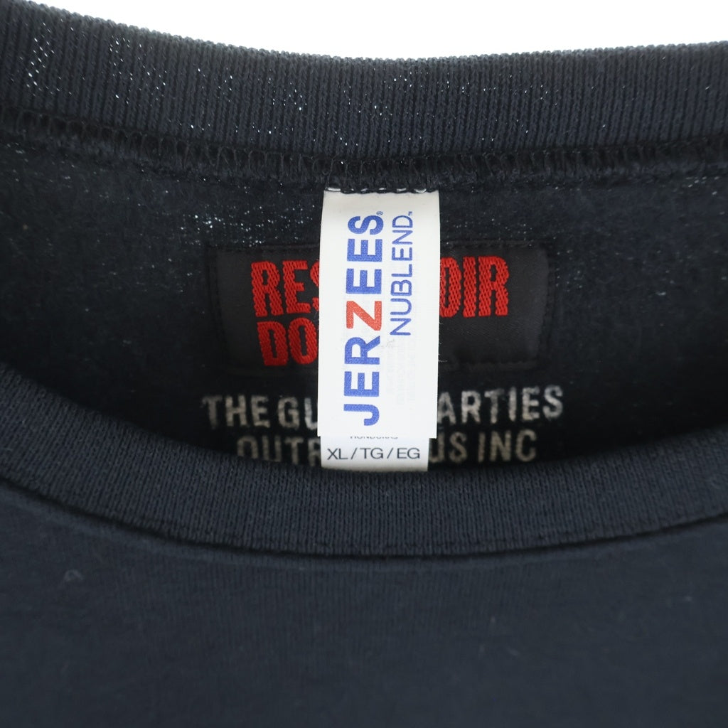 WACKO MARIA(ワコマリア) 24SS ×RESERVOIR DOGS CREW NECK SWEAT SHIRT TYPE-4 レザボア ドッグス クルーネックスウェットトレーナー ブラック RD-WM-SS11