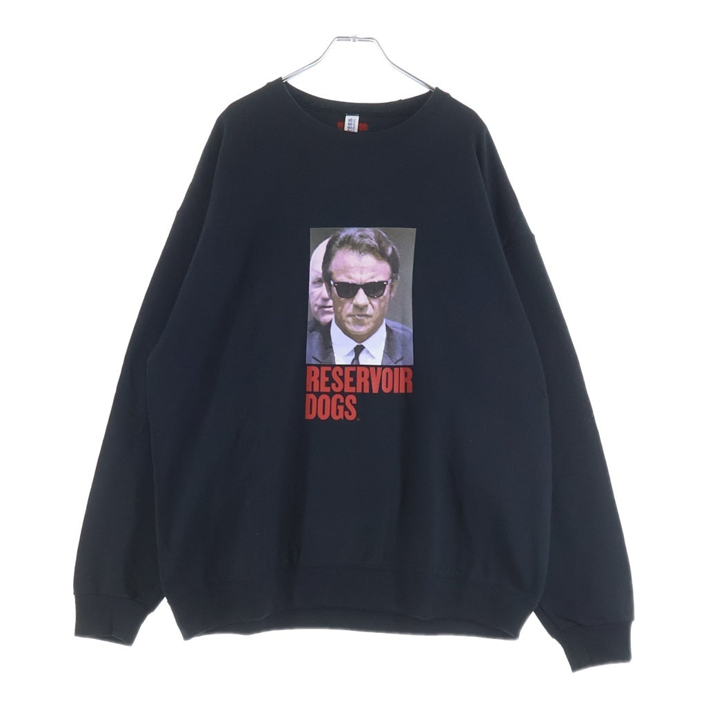 WACKO MARIA(ワコマリア) 24SS ×RESERVOIR DOGS CREW NECK SWEAT SHIRT TYPE-3 レザボア ドッグス クルーネックスウェットトレーナー ブラック RD-WM-SS15