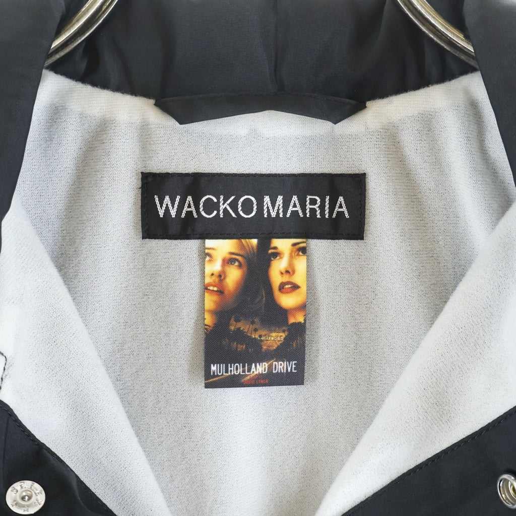 WACKO MARIA(ワコマリア) 26SS ×MULHOLLAND DRIVE COACH JACKET マルホランドドライブ バックプリント コーチジャケット ブラック MD-WM-BL03