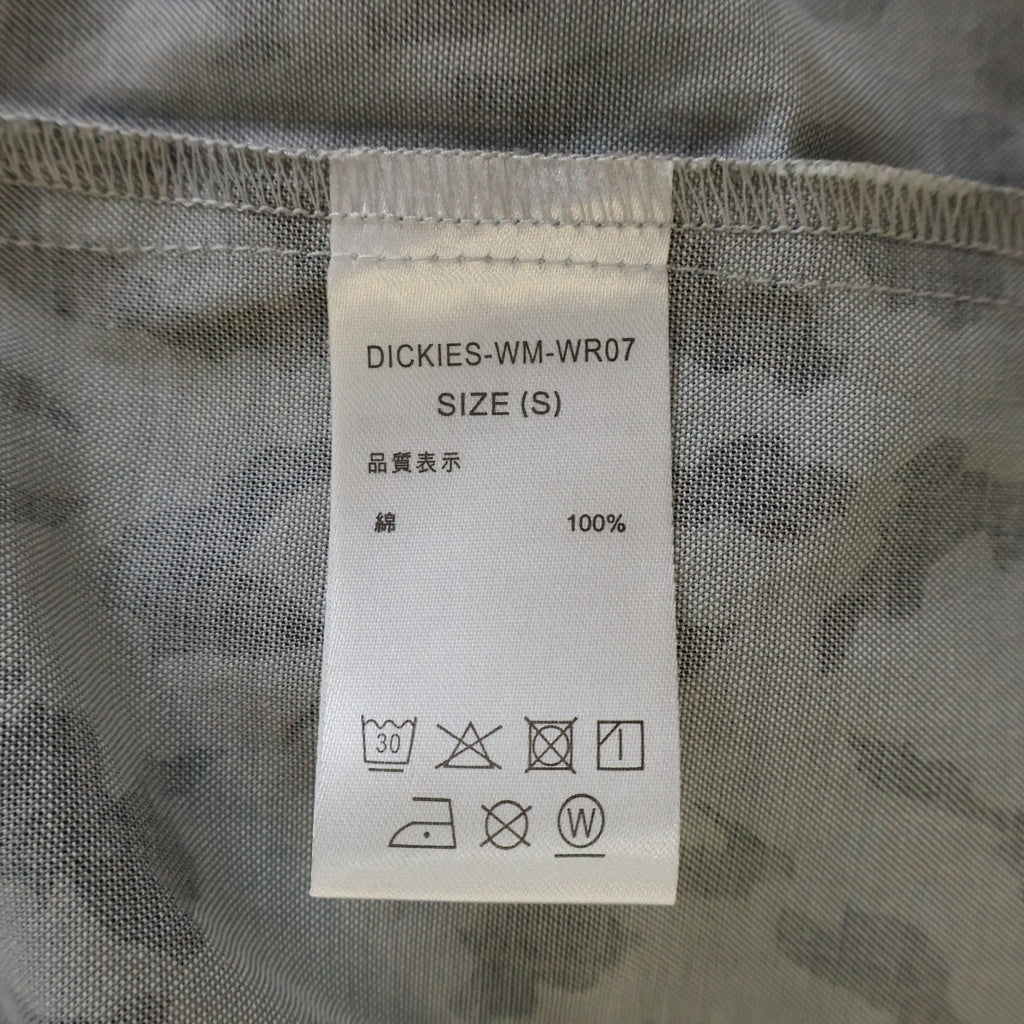 WACKO MARIA(ワコマリア) 23SS ×DICKIES WORK SHIRTS ディッキーズ レオパード 半袖ワークシャツ グレー DICKIES-WM-WR07