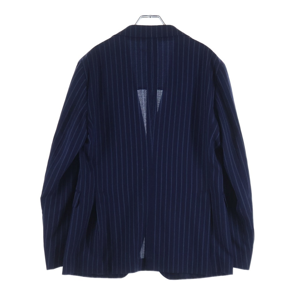 TAGLIATORE(タリアトーレ) ストライプウールテーラードジャケット スラックスパンツ セットアップスーツ ネイビー 2SVJ22B01