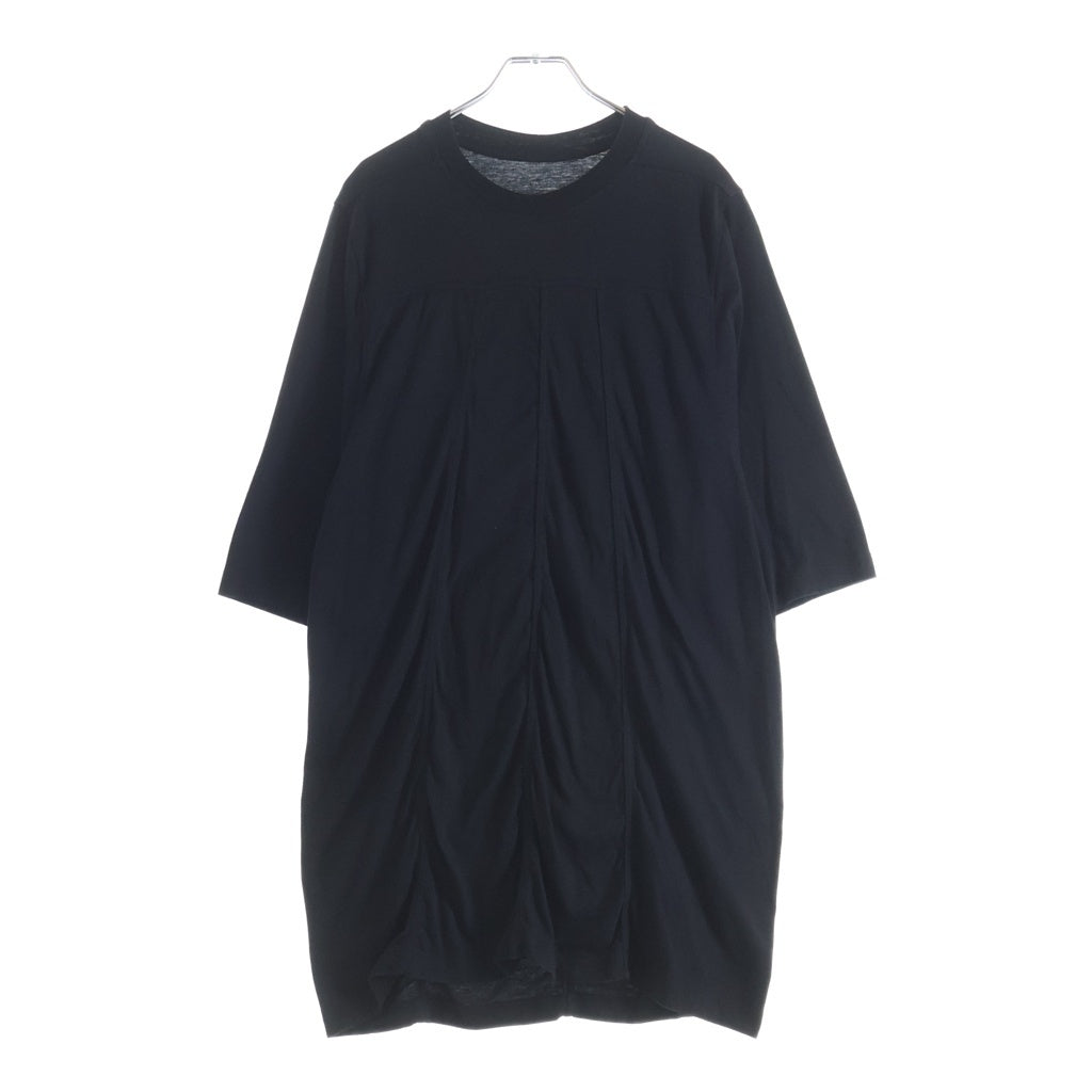Rick Owens(リックオウエンス) GRID CREWNECK グリットクルーネックTシャツワンピース レディースカットソー ブラック RU02B2244-JA
