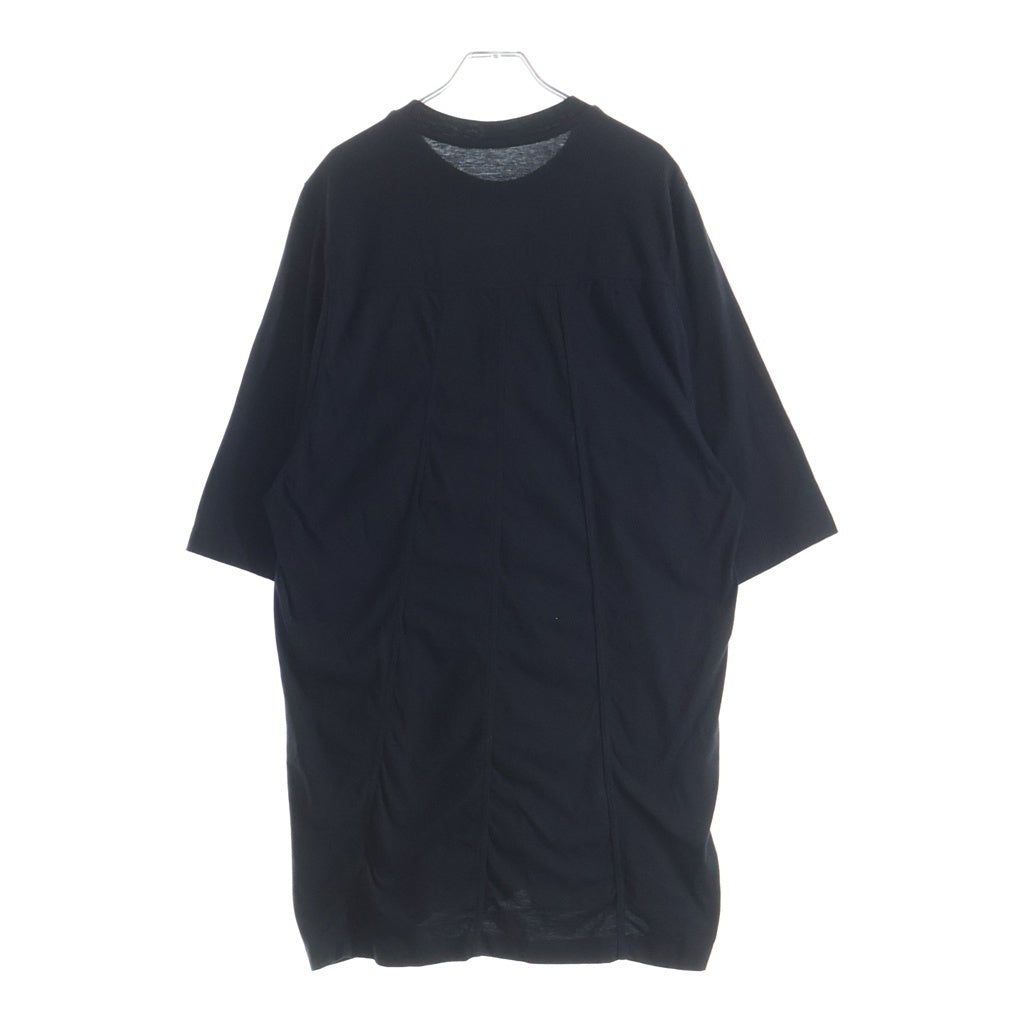 Rick Owens(リックオウエンス) GRID CREWNECK グリットクルーネックTシャツワンピース レディースカットソー ブラック RU02B2244-JA