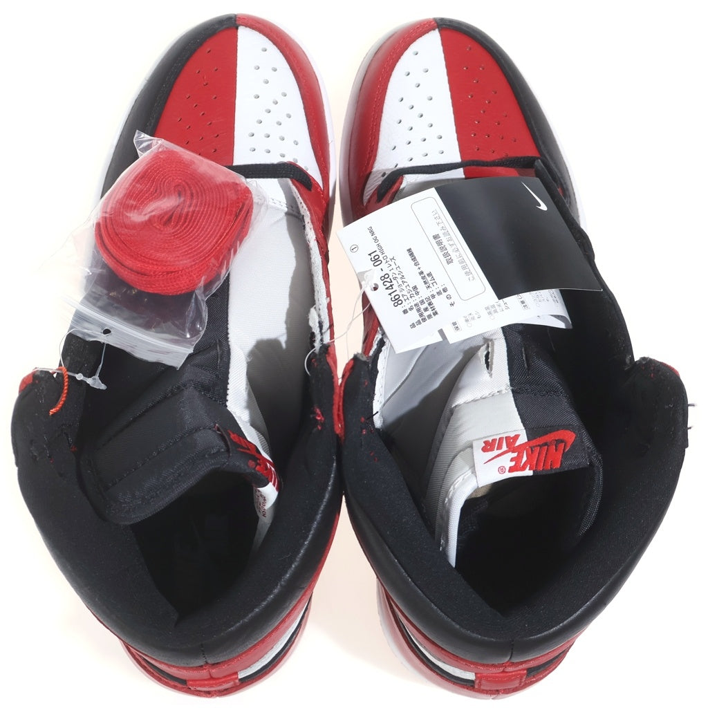 NIKE(ナイキ) AIR JORDAN 1 HIGH Homage To Home エアジョーダン 1 オマージュトゥホーム ハイカットスニーカー レッド/ホワイト/ブラック US9.5/27.5cm 861428-061