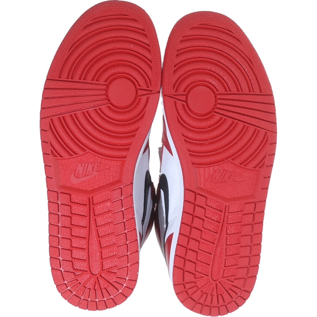 NIKE(ナイキ) AIR JORDAN 1 HIGH Homage To Home エアジョーダン 1 オマージュトゥホーム ハイカットスニーカー レッド/ホワイト/ブラック US9.5/27.5cm 861428-061