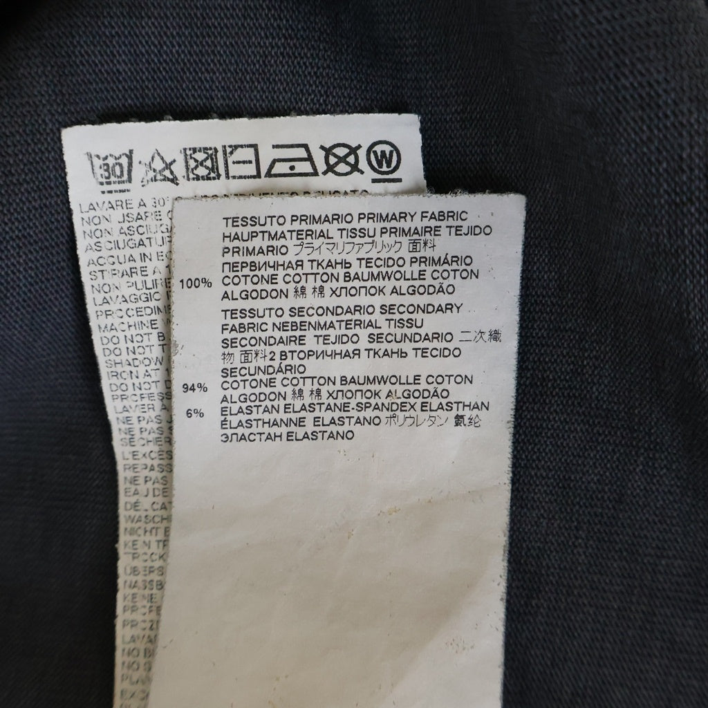 Maison Margiela(メゾンマルジェラ) Embroidered Logo Heavy T-Shirt フロントロゴエンブロイダリー ヘビー クルーネック半袖Tシャツ カットソー グレー S50GC0626