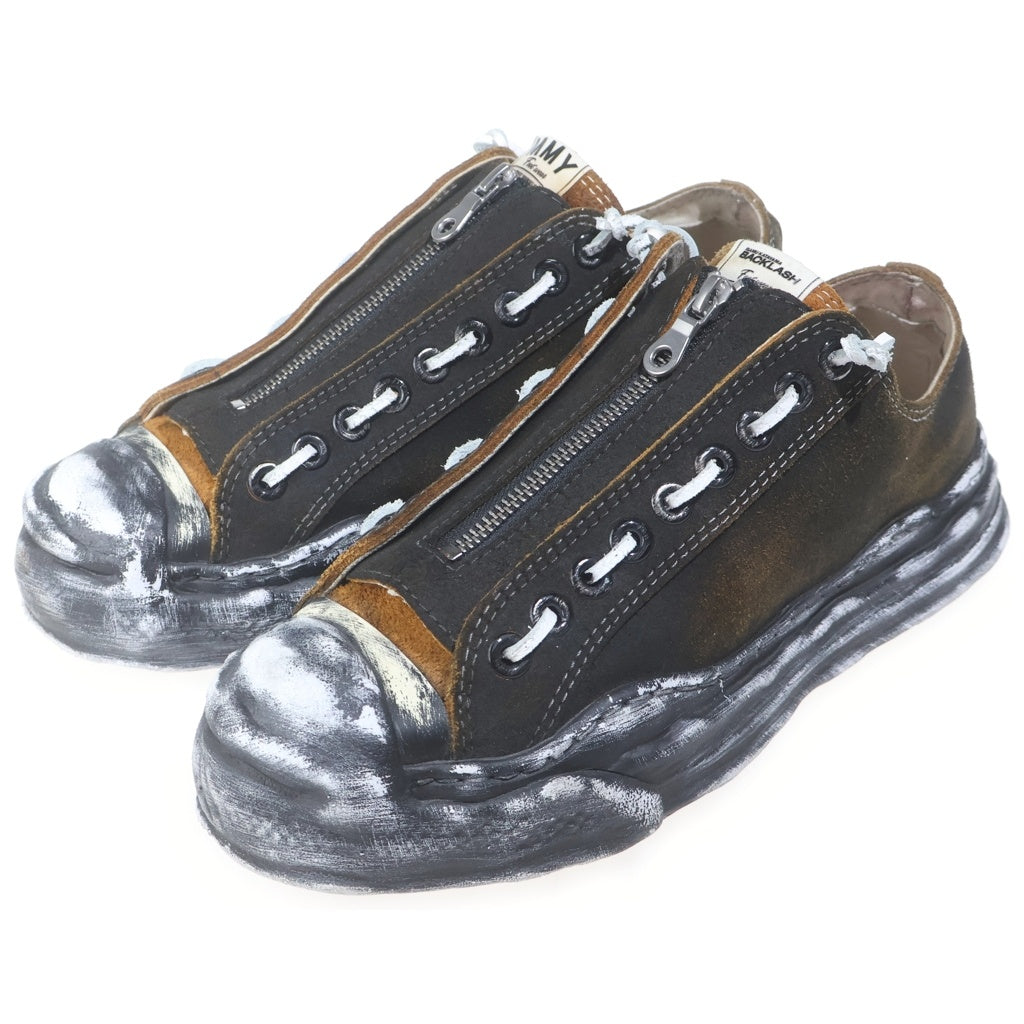 MAISON MIHARAYASUHIRO(メゾンミハラヤスヒロ) ×バックラッシュ ハンクOG ソールステア スエード ガーメントダイ ローカットスニーカー C11FW711