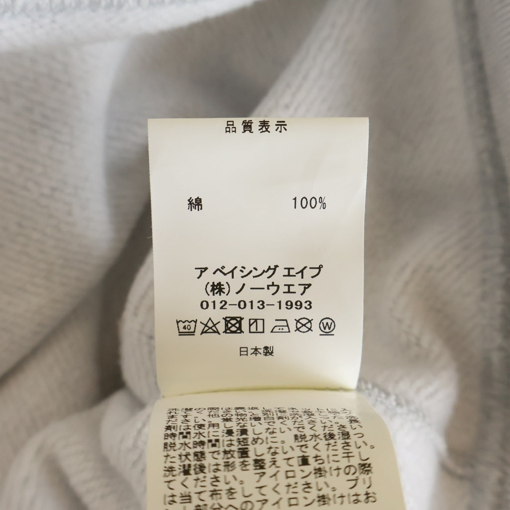 A BATHING APE(アベイシングエイプ) ×UNION PULLOVER HOODIE プルオーバーフーディー グレー 001PPH731907C