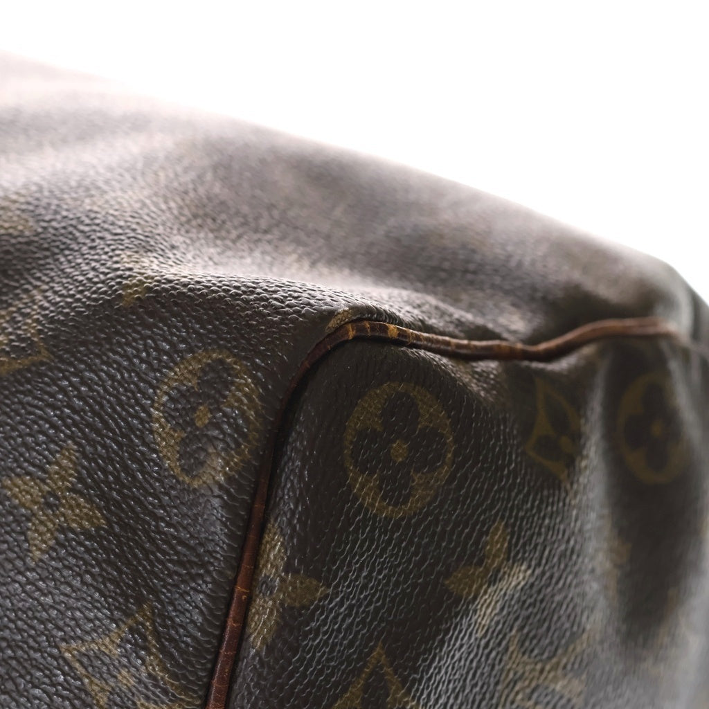 LOUIS VUITTON(ルイヴィトン) モノグラム スピーディ40 PVC レザー ハンドバッグ ブラウン VI881 レディース