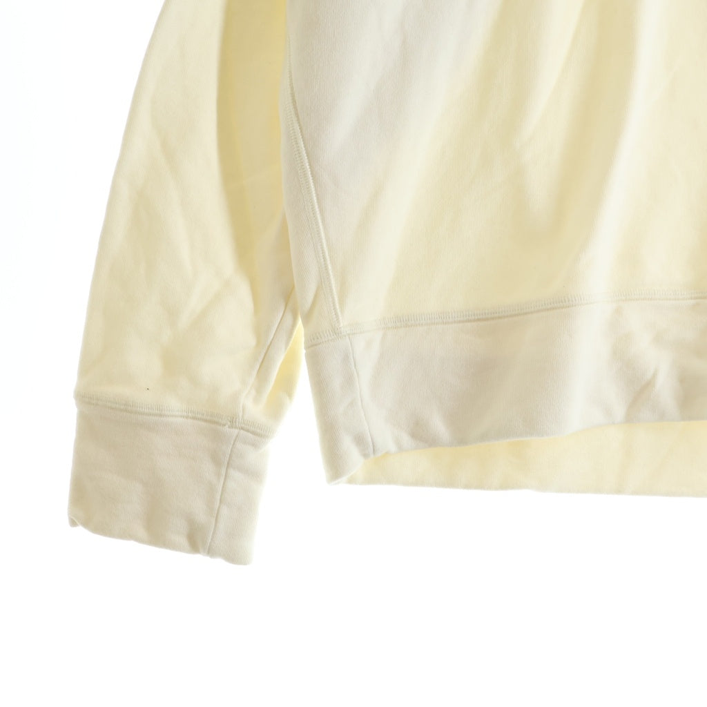 JIL SANDER(ジルサンダー) 21AW コットン フロントロゴプリント クルーネックスウェットシャツ ホワイト JPPT707513 WT248608