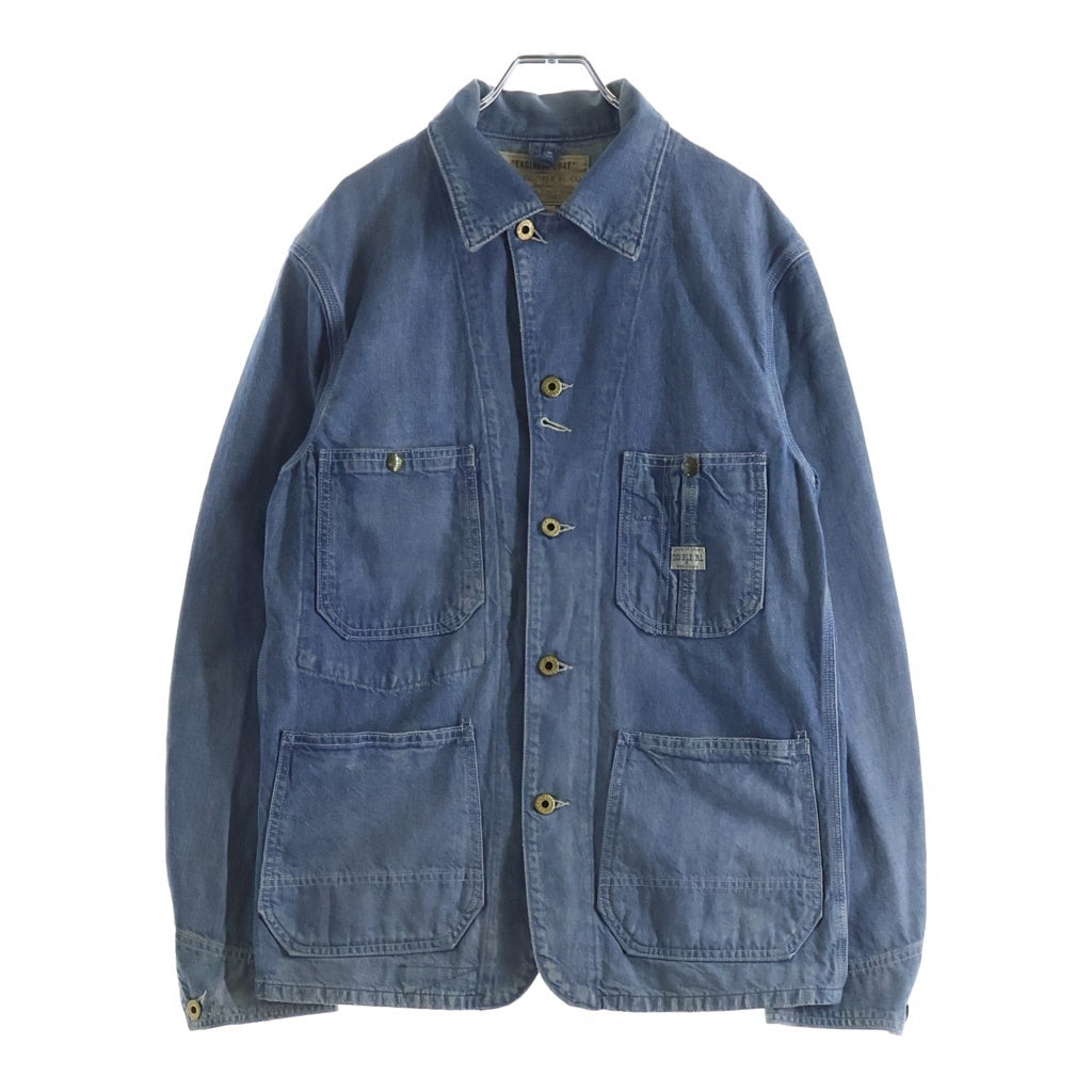 RRL(ダブルアールエル) ENGINEER COAT DENIM COVERALL エンジニアコート デニムカバーオール インディゴ