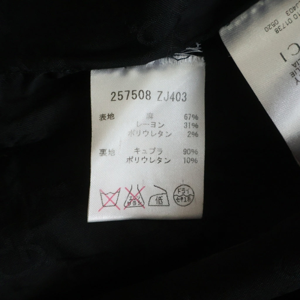 GUCCI(グッチ) バンブー ベルトラップ テーラードジャケット レディース ブラック 257508 ZJ403
