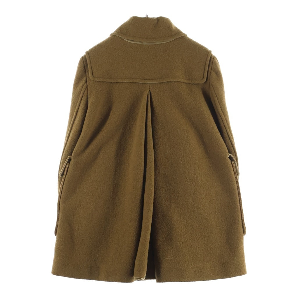 DSQUARED2(ディースクエアード) ウール ジップアップ ダッフルジャケット ブラウン 75AA007922359