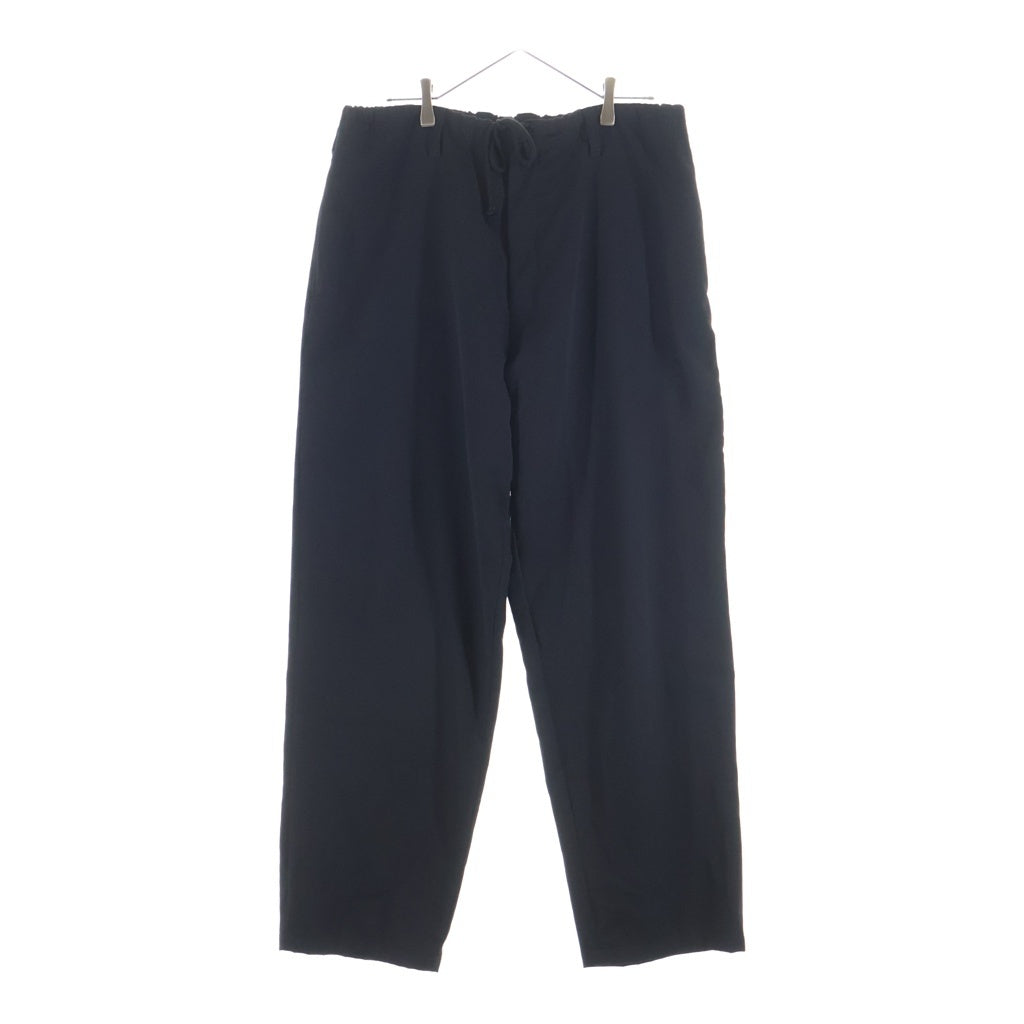 Yohji Yamamoto POUR HOMME(ヨウジヤマモト プールオム) 18SS ウールギャバ 定番ヒモパンツ ブラック HW-P10-100