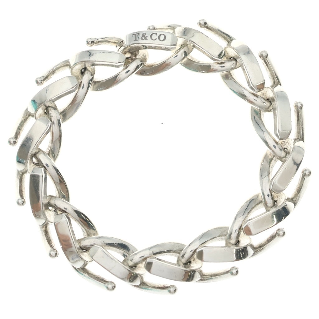 TIFFANY & Co.(ティファニー) FORGE LARGE LINK フォージラージリンク ブレスレッド シルバー