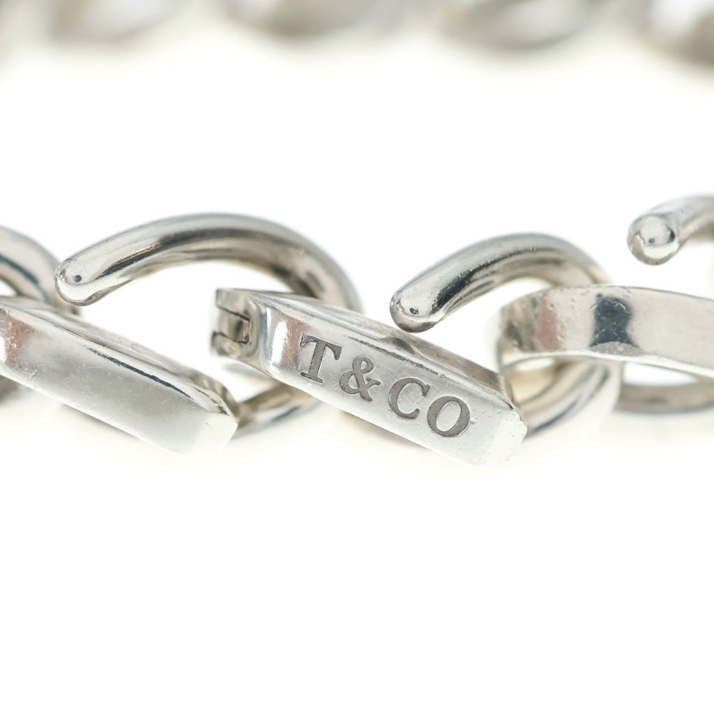 TIFFANY & Co.(ティファニー) FORGE LARGE LINK フォージラージリンク ブレスレッド シルバー