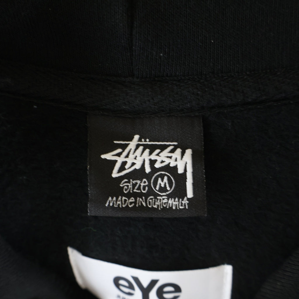 eYe COMME des GARCONS JUNYA WATANABE MAN(アイ コム デ ギャルソン ジュンヤ ワタナベ マン) 24SS AD2023 ×STUSSY CUSTOMIZ HOODIE ステューシー ノースリーブカスタム スウェットパーカー WM‐T909