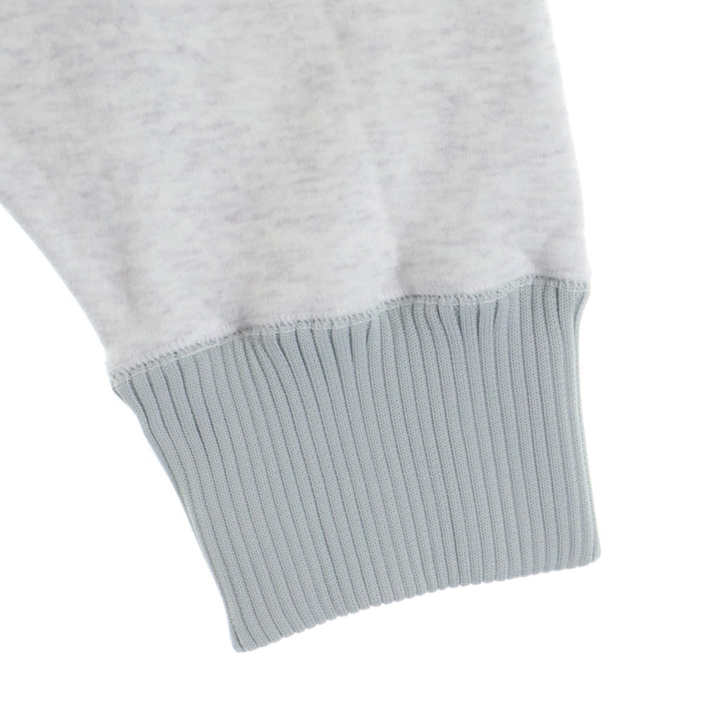kolor(カラー) 23AW BONDED SWEATSHIRT 襟ドッキング ダンボールスウェット トレーナー ホワイト 23WCM-T13206S