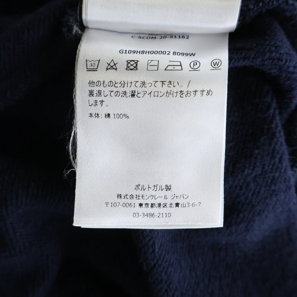 MONCLER(モンクレール) 21SS PANTALONE CORTO パンタロン コルトスウェット ハーフパンツ ネイビー G109H8H00002 8099W