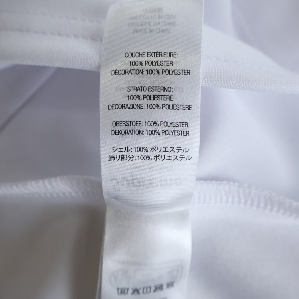 SUPREME(シュプリーム) 24AW Alpha Omega Baseball Jersey アルファオメガ ロゴエンブロイダリー ベースボール半袖シャツ ホワイト