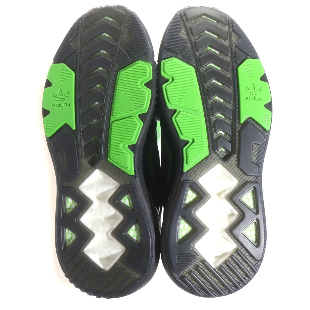 adidas(アディダス) ×KAWASAKI ZX 5K BOOST Ninja カワサキ ブースト ニンジャ ローカットスニーカー ブラック/グリーン US7.5/25.5cm GW3359
