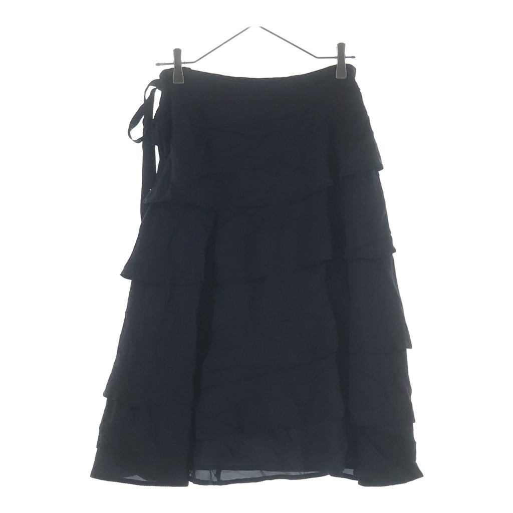 tricot COMME des GARCONS(トリコ コム デ ギャルソン) 07AW AD2007 キュプラ ティアード スカート レディース ブラック TT-S019