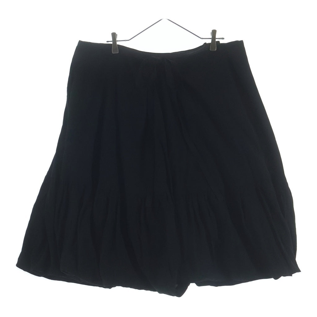 tricot COMME des GARCONS(トリコ コム デ ギャルソン) 98SS AD1998 コットン 切替 インサイドアウト ロングスカート レディース ブラック TS-02027M