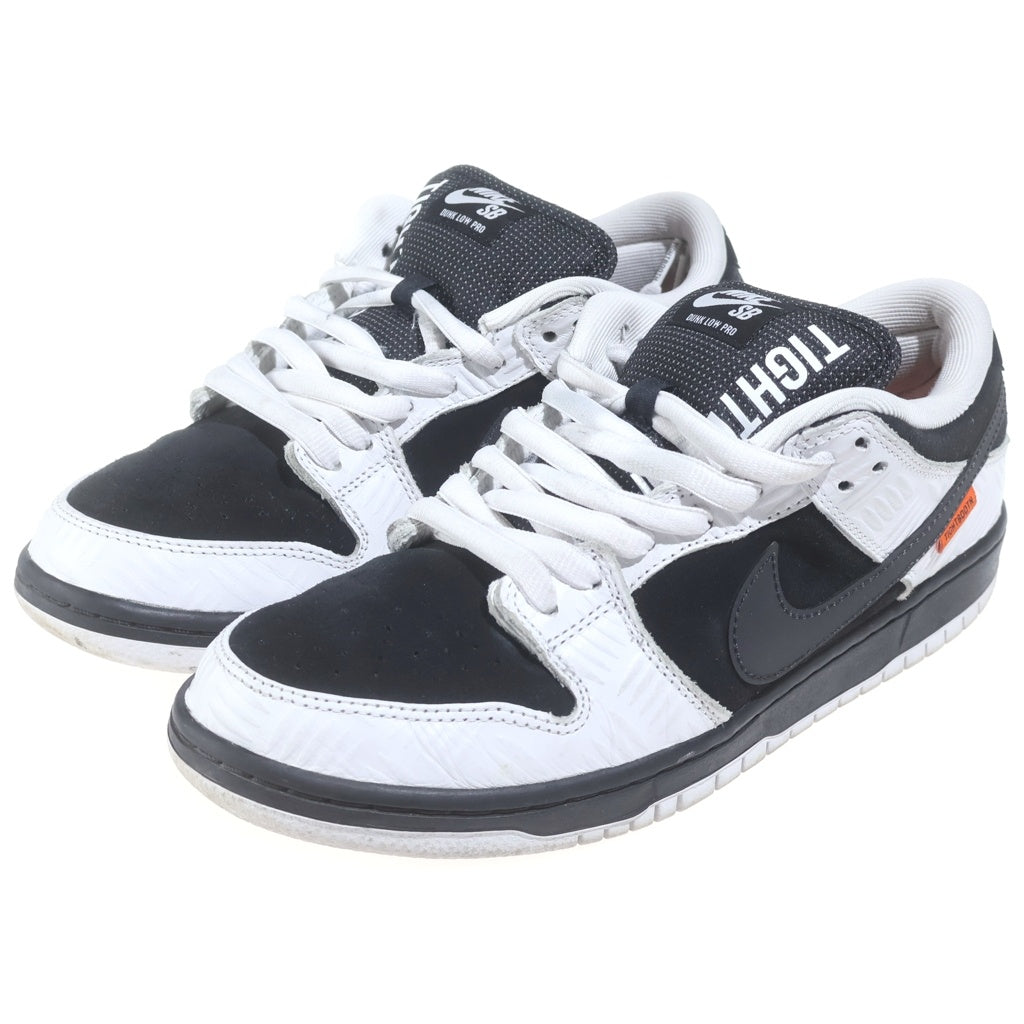 NIKE(ナイキ) ×TIGHTBOOTH DUNK LOW PRO QS BLACK AND WHITE タイトブース ダンク プロ ローカットスニーカー ブラック/ホワイト US9.5/27.5cm FD2629-100