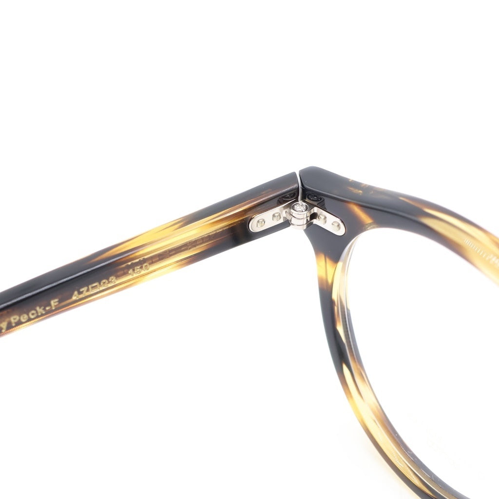 OLIVER PEOPLES(オリバーピープルズ) GREGORY PECK-F グレゴリーペック ボストンフレーム クリアレンズ サングラス メガネ イエロー OV5186F