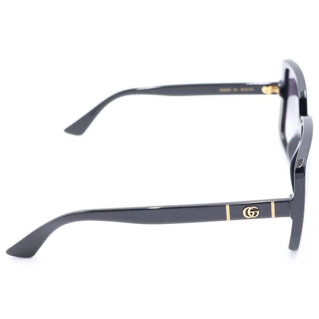 GUCCI(グッチ) GG0632S スクエアフレーム GGロゴテンプル カラーレンズ サングラス メガネ ブラック レディース